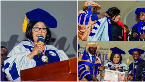 Rita Dominic, Kunle Afolayan, others celebrate with Sola Sobowale as she bags honorary doctorate degree
