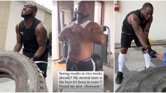 My mental state is the best it's been in years: Davido gushes as he shows off body after 2 weeks of exercise