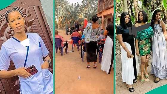Nigerian lady holds introduction ceremony in grand style, video captures cute couple