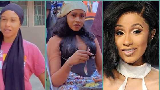 "Now this is a striking resemblance": Nigerian lady who looks like Cardi B makes waves online