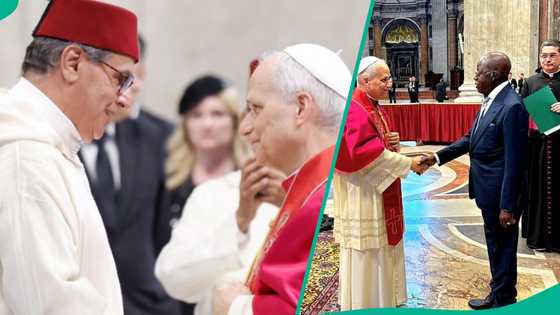 Tinubu da Musulman shugabanni da suka halarci rantsar da Fafaroma Leo XIV