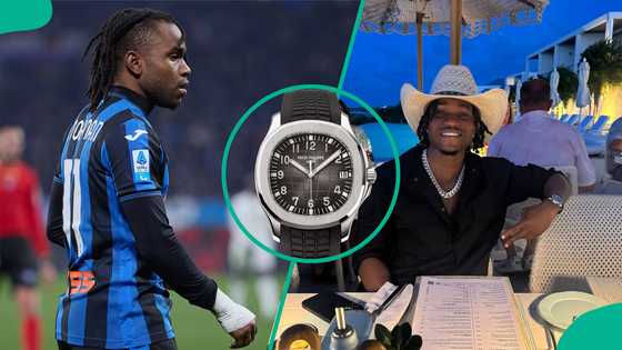 Ademola Lookman rocks ₦40M Patek Philippe while holidaying in Turks and Caicos