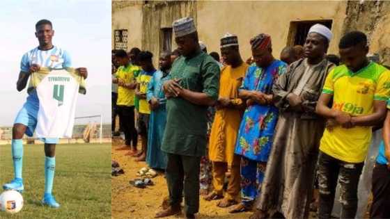 Tears and agony as 21-year-old Nigerian footballer killed by SARS buried (photos)