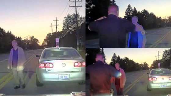 Man starts crying after police stopped him for overspeeding, he reveals how he wanted to make his wife happy