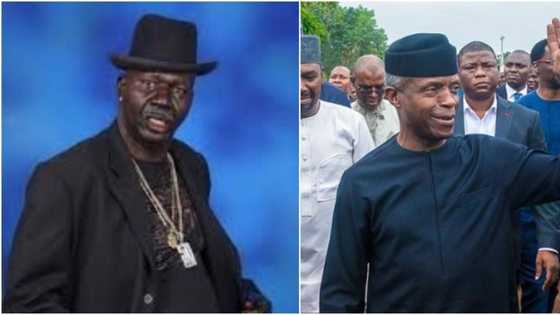 Veteran actor Baba Suwe receives N1 million from Vice President Yemi Osinbajo