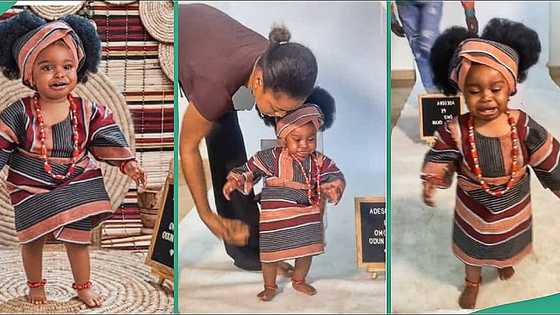 1-year-old girl becomes viral sensation for her behaviour during photo shoot, video goes viral