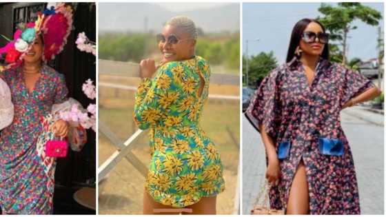 It's raining floral prints: Nancy Isime, 6 other stars rocking vibrant trend in style