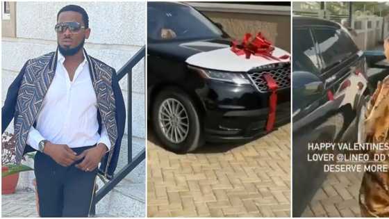 Valentine's Day: Dbanj goes all out, buys new Range Rover Velar for his wife