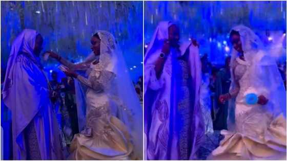 Bidiyo: Yadda Matar Gwamna da Diyarsa Suka Kwashi Rawa wurin Liyafar Aure, An yi Musu Ruwan Kudi