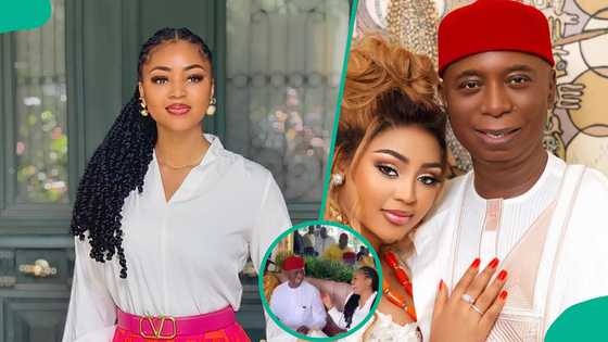 "My hubby Ned Nwoko has the cutest laugh": Regina Daniels makes bold claim, shares video as proof