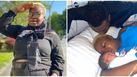 It's a boy: Yoruba movie actress Olaide Oyedeji puts to birth, shares video