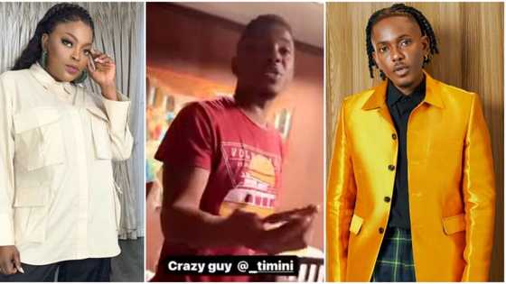 “Why talk to him like that?” Video as Funke Akindele calls Timini Egbuson to order on set sparks reactions