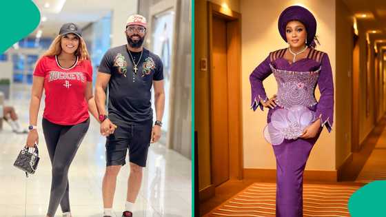 Peggy Ovire yanks off Frederick Leonard's name from social media amid rumour of troubled marriage