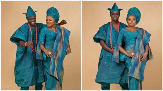 I love you my king, Funke Akindele-Bello to JJC Skills as they mark 4th wedding anniversary (photos)