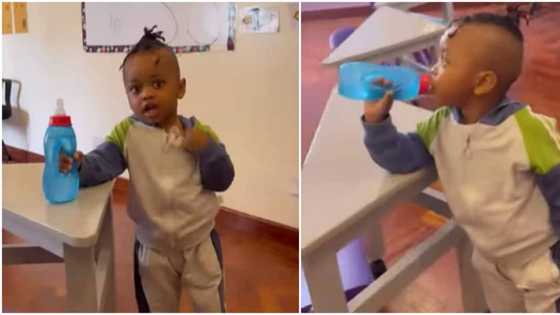 Diamond Platnumz's son Naseeb Junior spotted looking lively at pre-school with mum Tanasha Donna