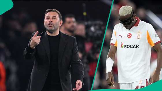 Galatasaray coach reacts after losing to Trabzonspor in Victor Osimhen’s absence