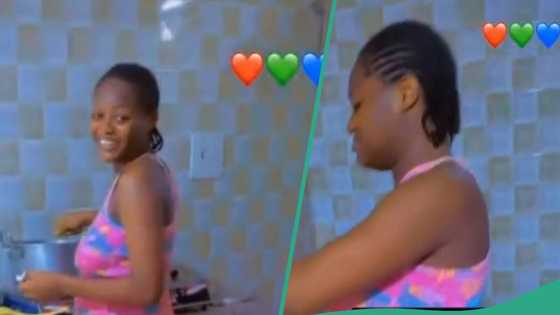 Nigerian wife moves to the kitchen to make soup for husband a day after giving birth