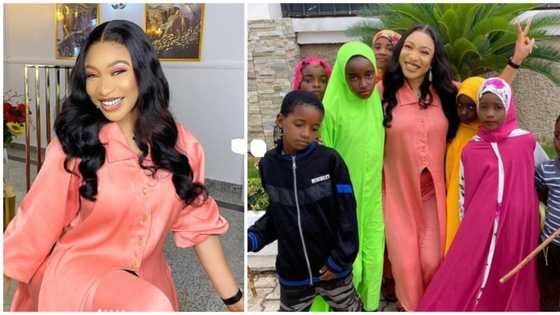 Eid al-Fitr: Tonto Dikeh shares new photos, reveals plans to feed 2000 Muslim kids