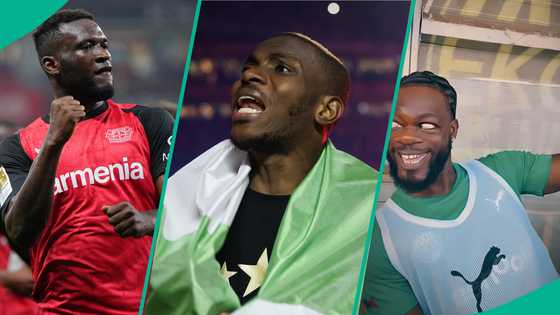 "What's this?": Reactions as Osimhen, Boniface, Ideye, Nwabali feature in Broda Shaggi comedy skit, video