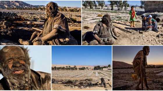 Meet Amou Haji: World’s dirtiest man who hasn’t bathed in 67 years, he sleeps in a hole in the ground