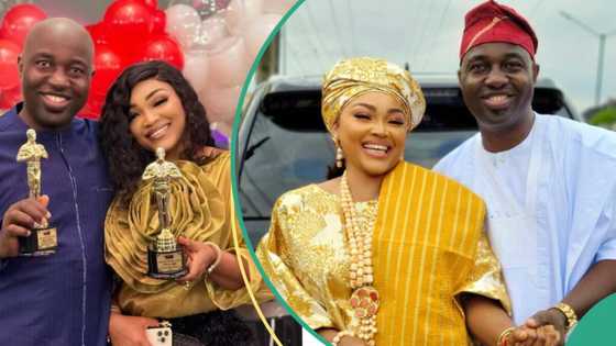 Congratulations pour in as Mercy Aigbe and husband bag entertainment awards in Canada, video trends