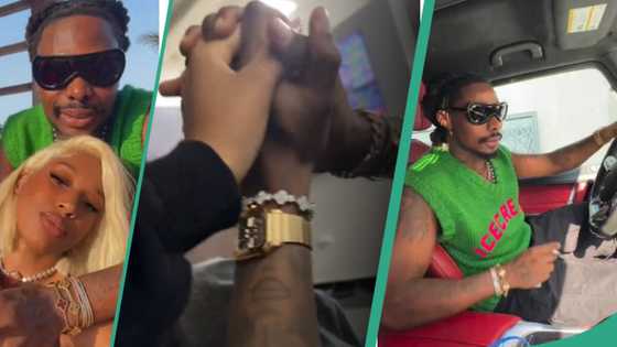 “Money is good sha”: Asake’s girlfriend shares loved-up video of them to celebrate Christmas
