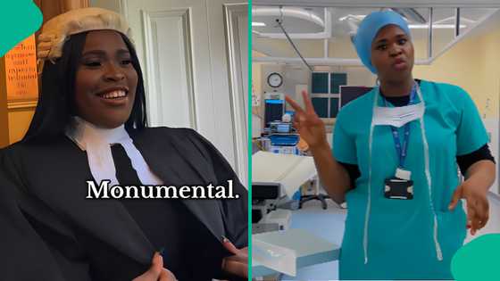 "I did it crying": Nigerian lawyer who relocated to UK rejoices as she becomes nurse, shares video