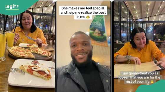 “Beautiful couple”: Nigerian man who marries oyinbo lady shows their deep love for each other