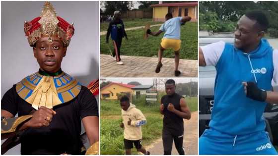 Jagun Jagun: "No magic in success," Lateef Adedimeji stuns with physical & combat training on movie set