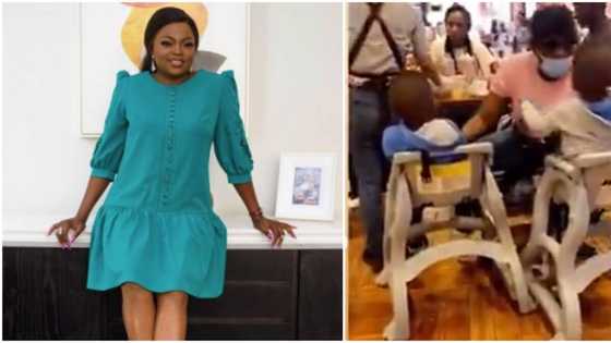 Actress Funke Akindele and her twins holiday in Dubai (video)