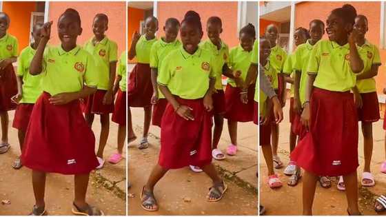 "She is a star": Girl in school uniform dances with swag in midst of other kids, sweet video emerges on TikTok