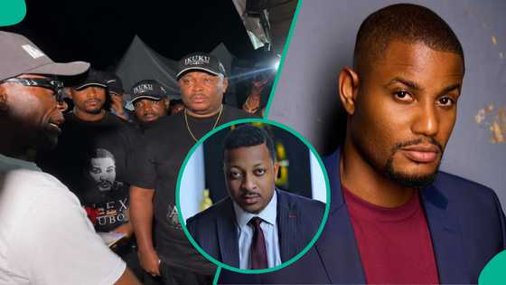 Man reacts as Alexx Ekubo's uncle shares his honest opinion about IK Ogbonna during burial
