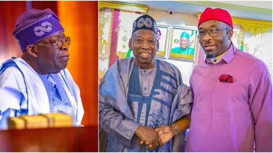 “Consider S’East for ministerial appointment”, Reps Deputy Speaker Kalu begs Tinubu as he visits Ganduje