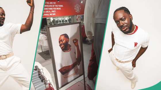 Adekunle Gold unveiled as face of Manchester United's new fashion collection: "Our Worldwide model"