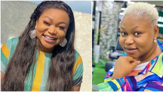 Actress Ruth Kadiri announces return to social media with blonde look