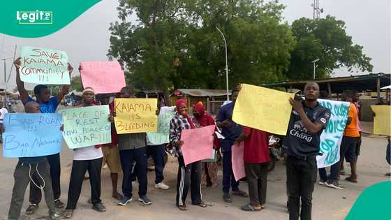 Breaking: Kwara youths stage massive protest over rising insecurity, “free our Woro 176 victims”