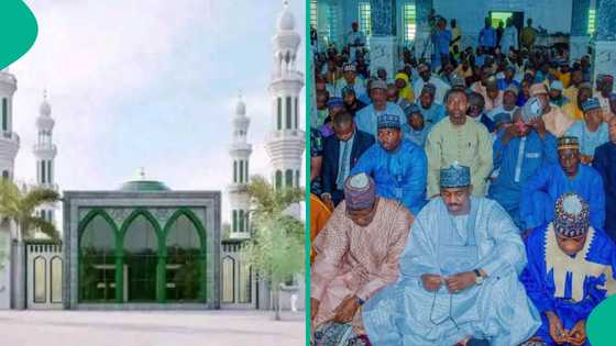 Gwamnan Sokoto ya bude masallaci a mahaifar Sheikh Gumi da Shehu Shagari
