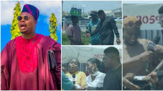 Mr Macaroni hits the streets on his birthday, makes people emotional with cash gifts in touching video