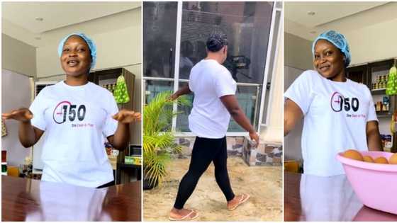 "This one get level pass Chef Dammy": Ondo chef gives netizens tour of her kitchen as she cooks for 150 hrs