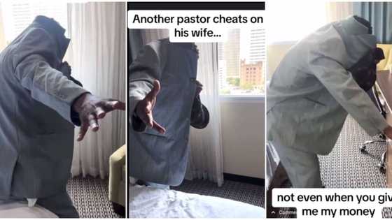 "Give me my money": Lady videos married pastor who slept with her and refused to pay, clip goes viral