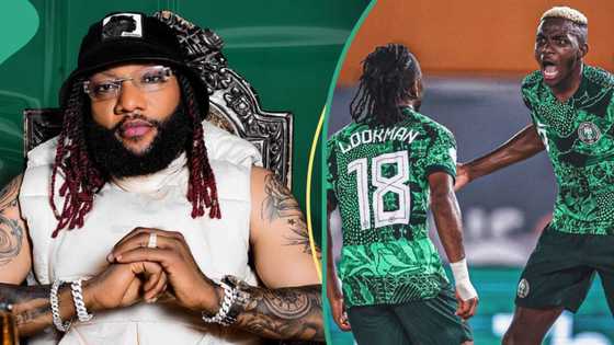 AFCON 2023: Singer KCee loses N5m as Super Eagles defeat Angola 1-0, people react