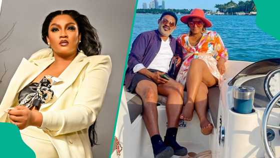 Omotola Jalade's opinion about divorce triggers controversy: "I never fought him over a girl"