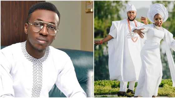 "U don free now": Fans react to Frank Edwards' post on Deborah Enenche's engagement as rumour is lay to rest