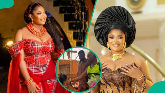 Ruby Ojiakor flaunts gifts from her father-in-law days after wedding: “Veekee James dey learn”