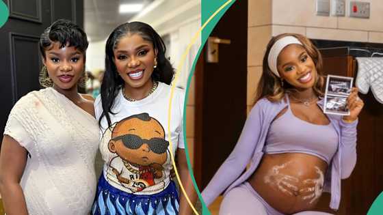 Priscy Ojo appreciates her mum, Iyabo Ojo, displays how she is supporting her through her pregnancy journey
