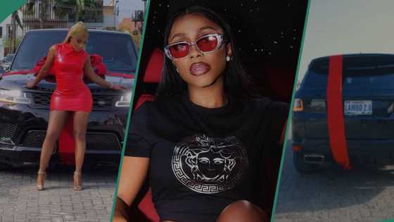 "Christmas came early": Mercy Eke acquires new car 'Lambo 2.0' worth millions, flaunts it in video