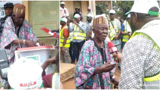 Osun guber: 103 year-old man votes for Oyetola, makes crucial demand