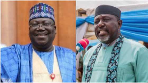 "Za Ka Koya Mun Yadda Ake Komawa Majalisa Ba Tare Da Zaben Fidda Gwani Ba", Okorocha Ya Yi Shagube Ga Lawan