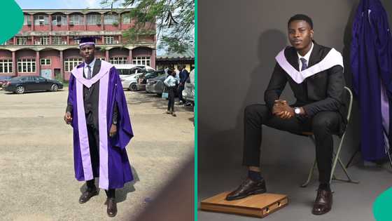 UNIBEN first class graduate shares how he could not afford to attend university, inspires many