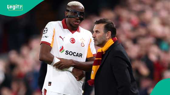 Galatasaray coach reacts after Victor Osimhen’s injury during loss to Liverpool
